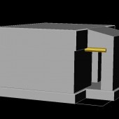 3D модель убежища на отделение